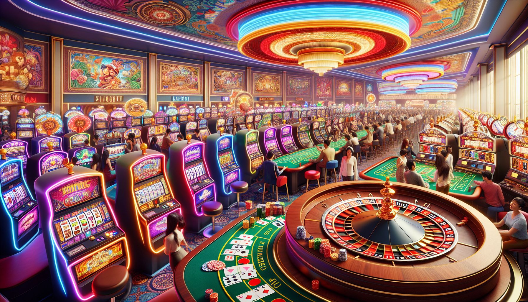 Collection of popular casino games at 6161PH including slots, roulette, and card games