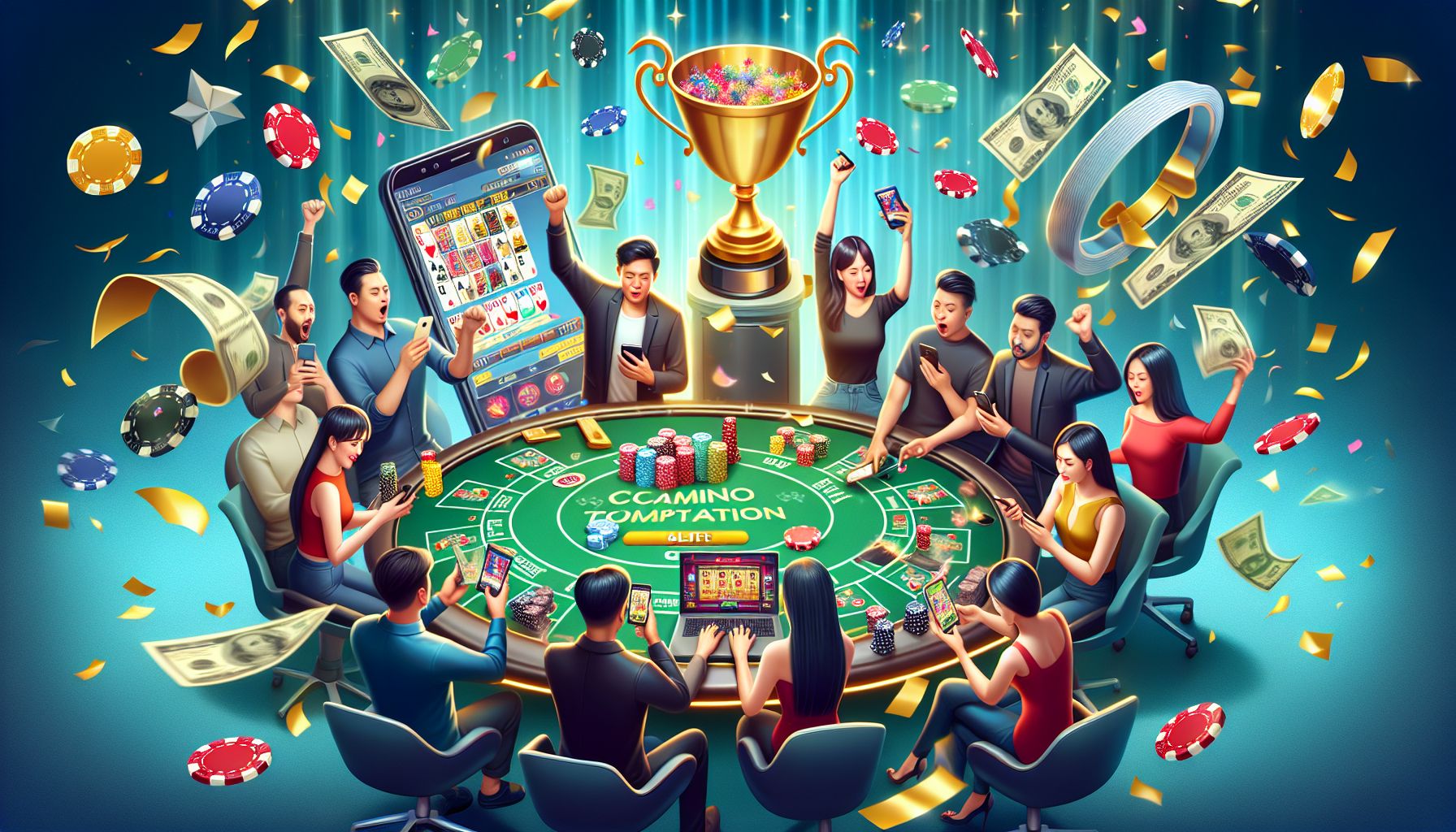 6161PH seasonal tournament celebration with Filipino players winning prizes