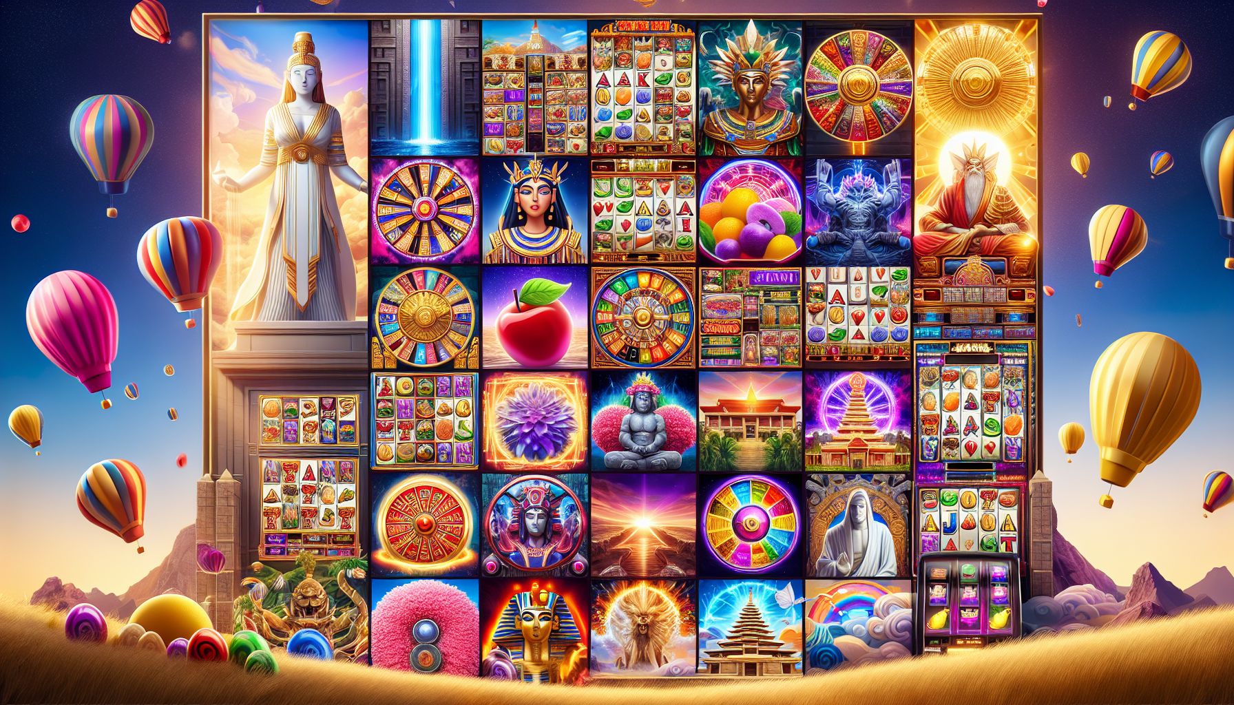Collection of popular slot games available at 6161PH casino Philippines
